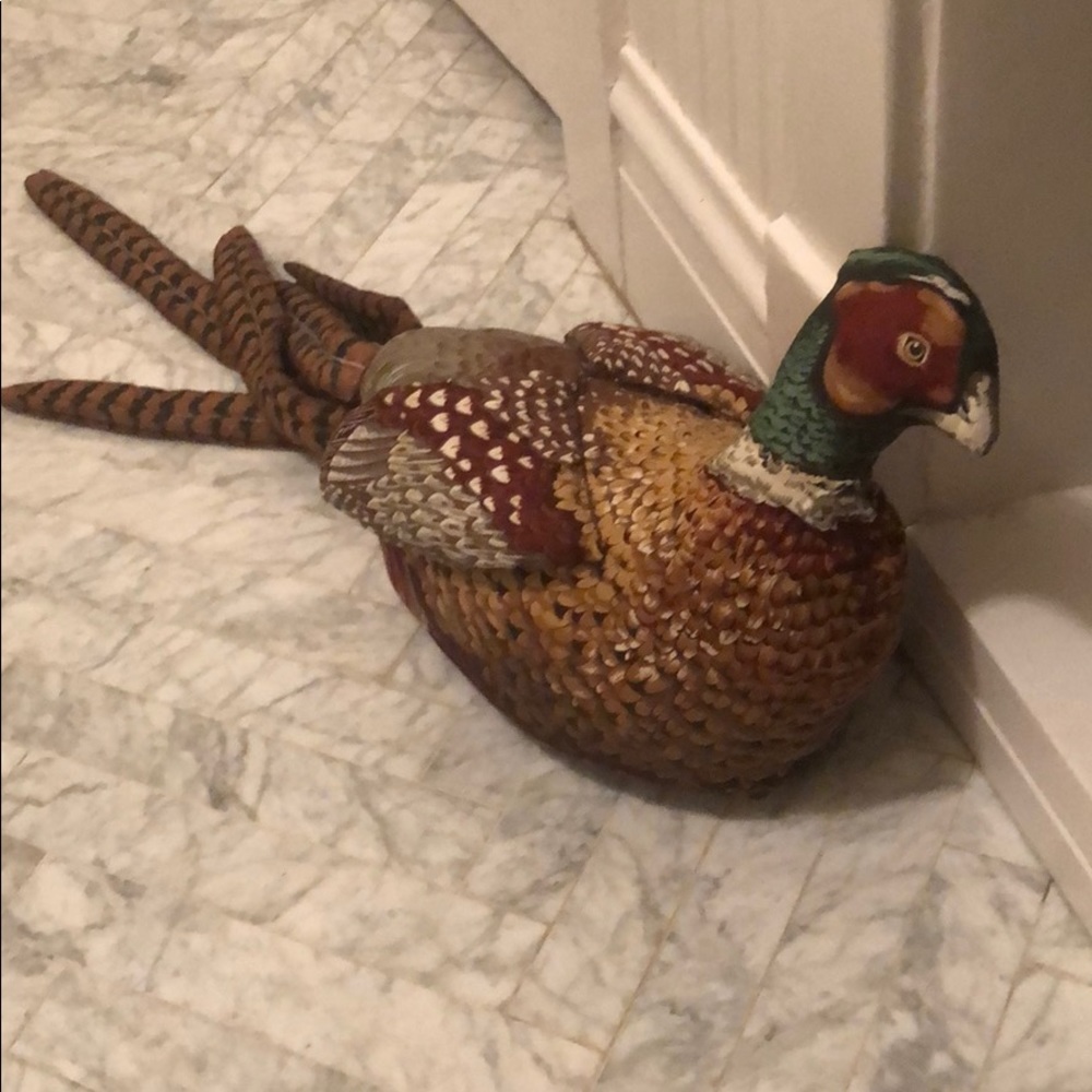 Ring necked pheasant stuffed animal